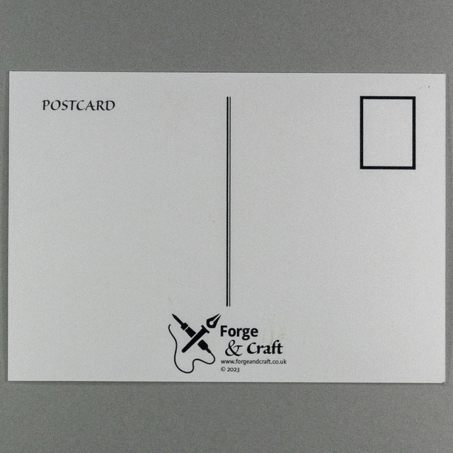 Electronica postcard (original pen plot)