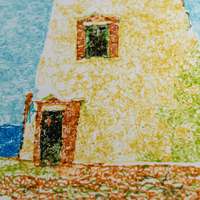 Port Clinton Lighthouse A4 Pen Plot