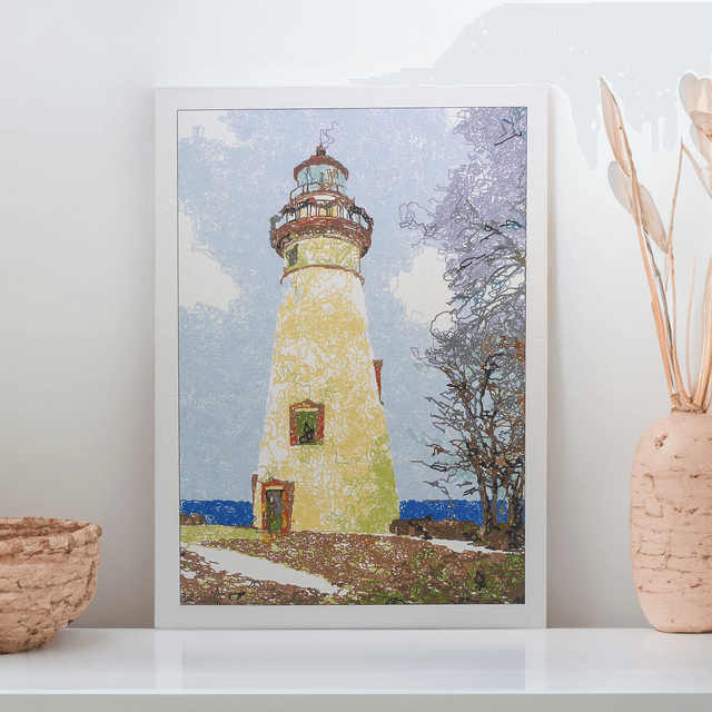Greeting Cards - Set of 5 Lighthouse Designs