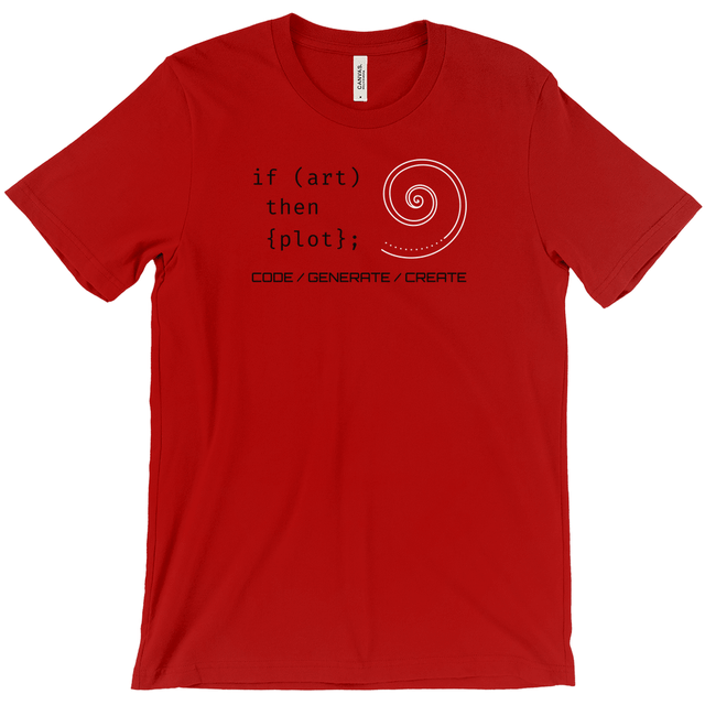If (Art) Then {Plot} T-Shirt