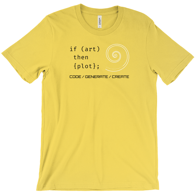 If (Art) Then {Plot} T-Shirt
