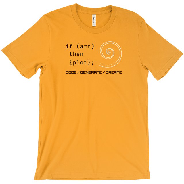 If (Art) Then {Plot} T-Shirt
