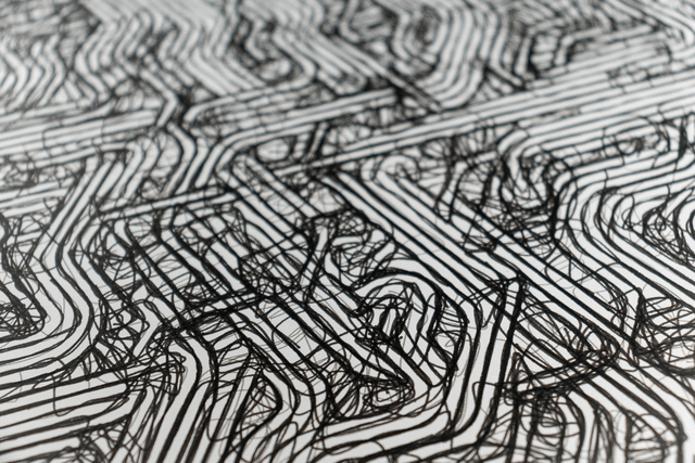 Nodi Filorum (Knots of Threads) pen plot