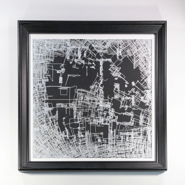 Solventis pen plot (framed)