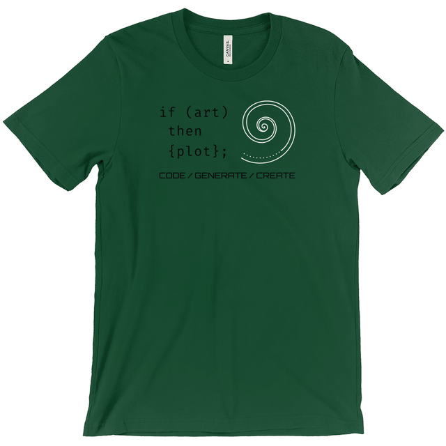 If (Art) Then {Plot} T-Shirt