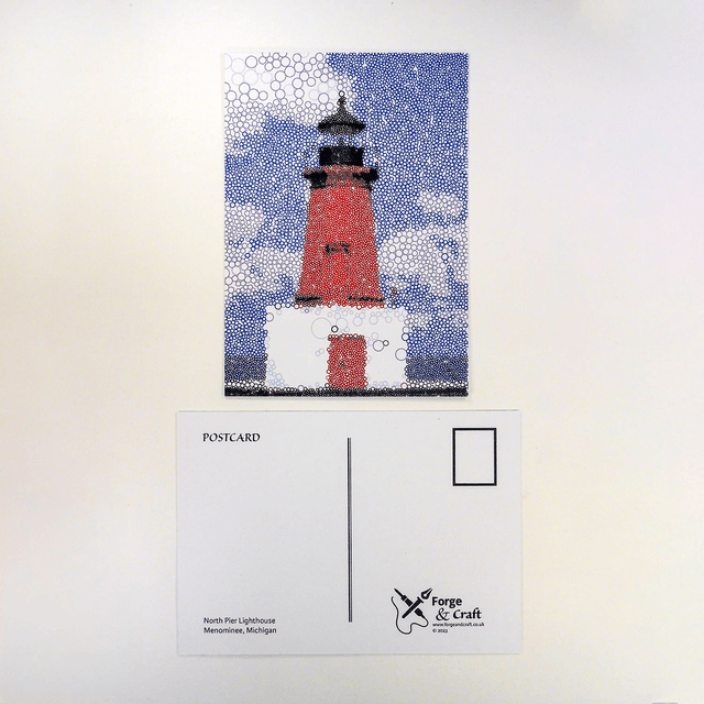 Postcards - Set of 5 Lighthouse Designs