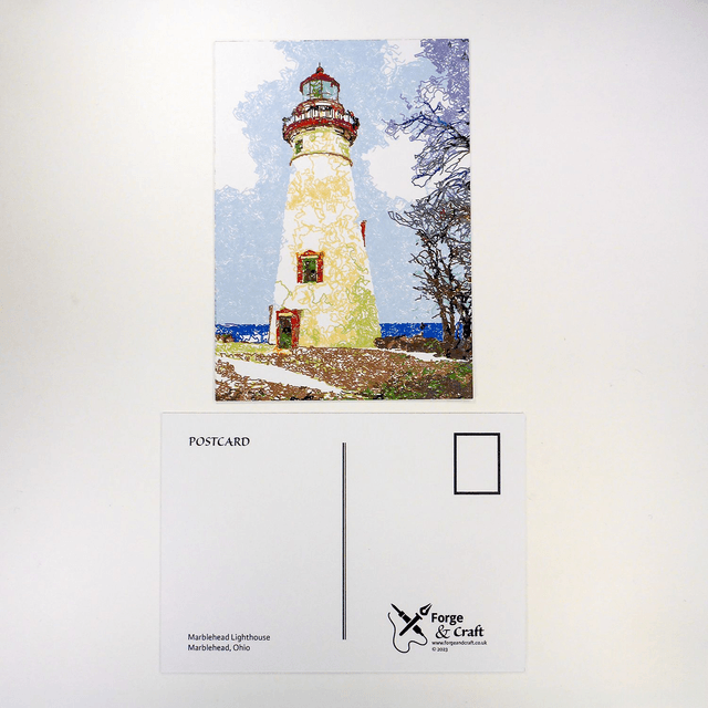 Postcards - Set of 5 Lighthouse Designs