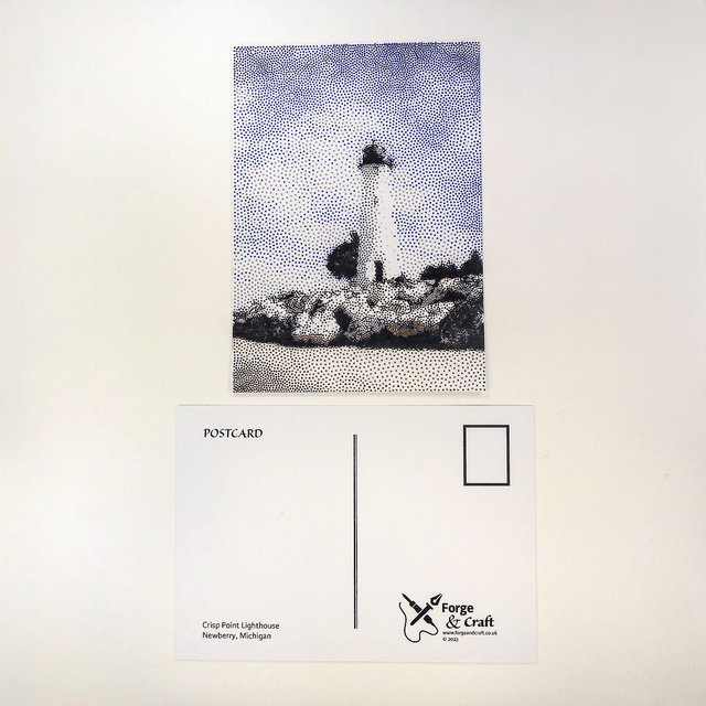 Postcards - Set of 5 Lighthouse Designs